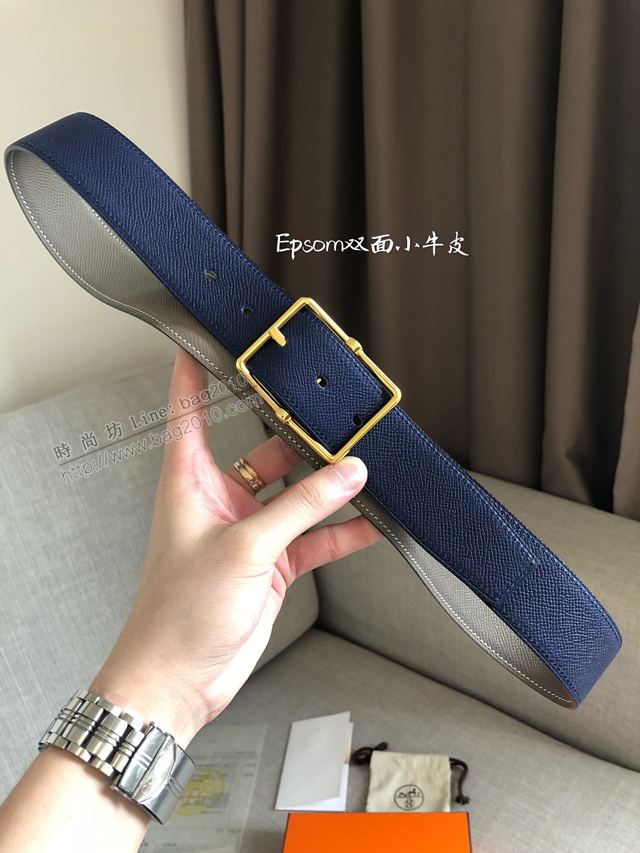 Hermes皮帶 官網同步 2019秋冬季最新款 愛馬仕togo小牛皮雙面皮腰帶  xfp2066